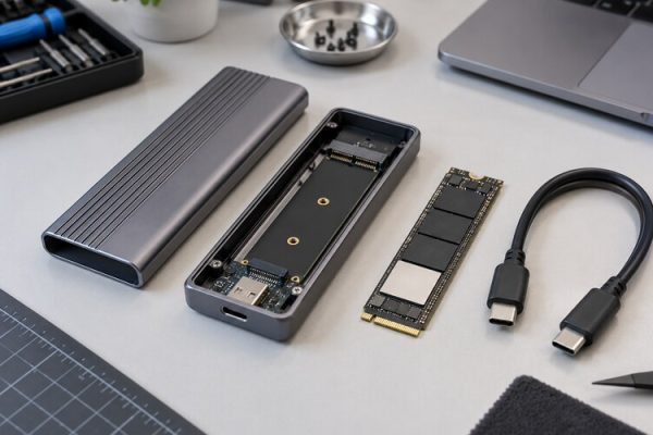 Harici disk kutusu ve NVMe SSD