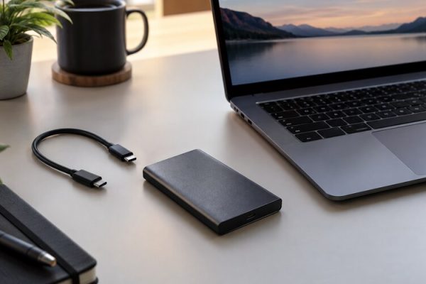 Dizüstü bilgisayar yanında taşınabilir SSD