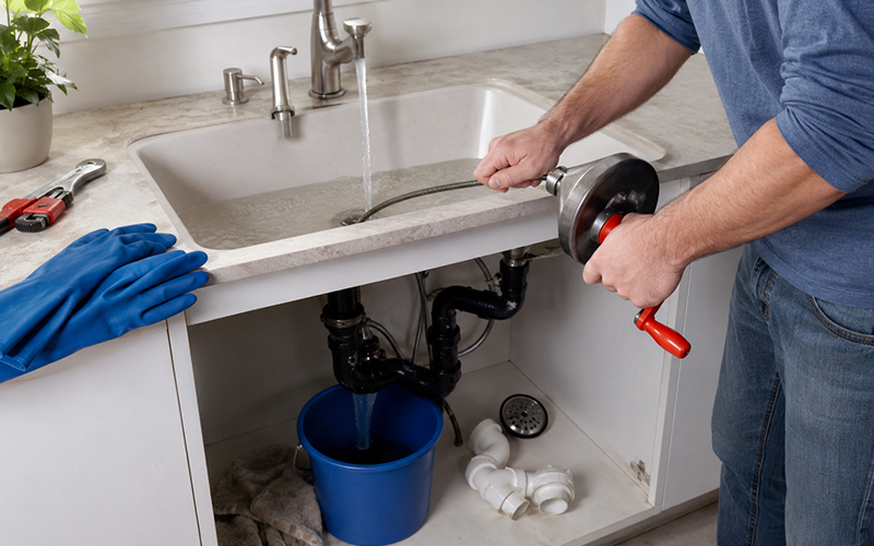 Tıkanan Mutfak ve Banyo Lavabosu Nasıl Açılır?